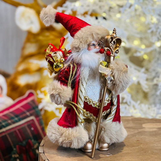 PAPAI NOEL NATAL EM PE - 30cm