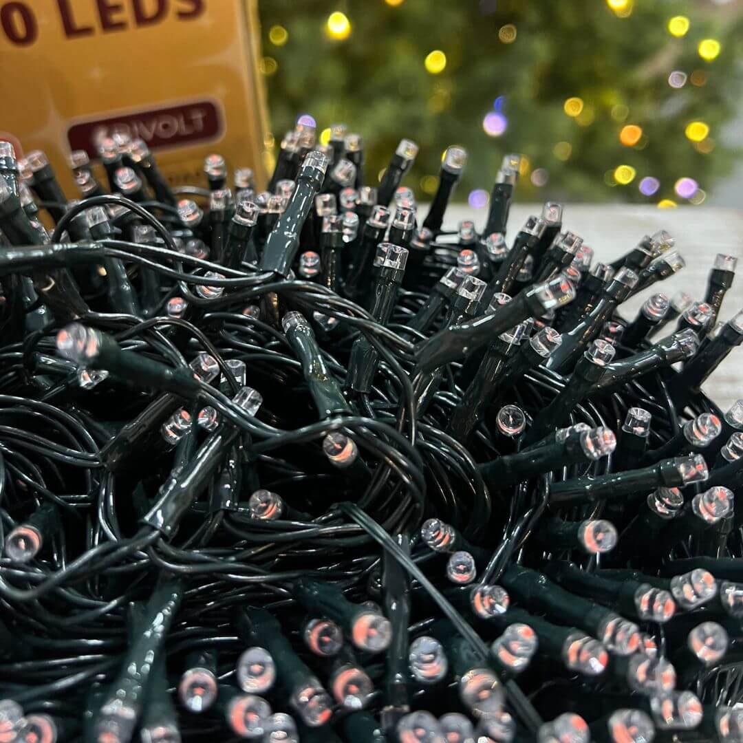 Pisca Estrobo - 40m - 1500 Leds - Vermelho - Bivolt