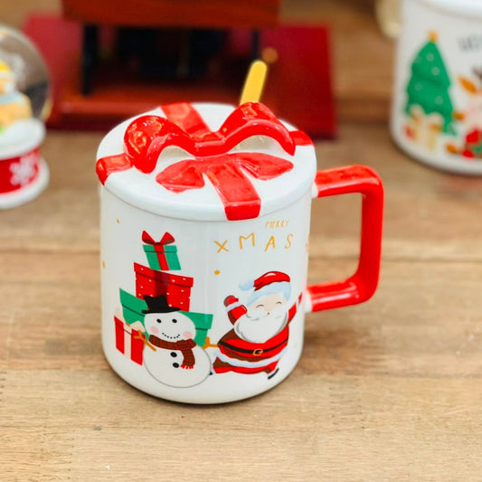Caneca Vermelha com Laço
