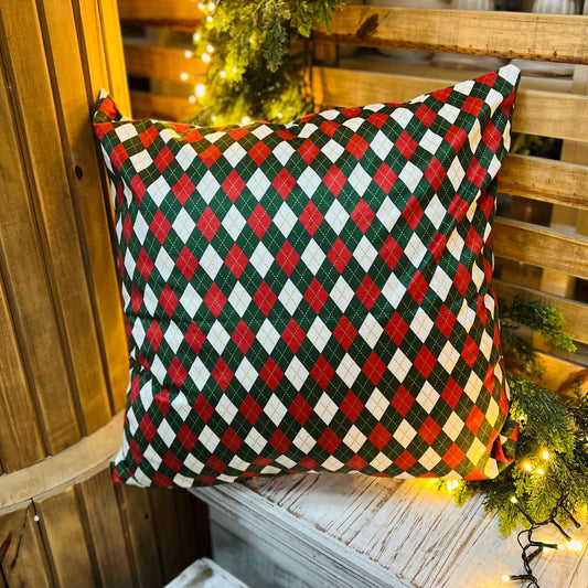 Capa de Almofada Luxor Natal Argyle | 50 x 50 cm