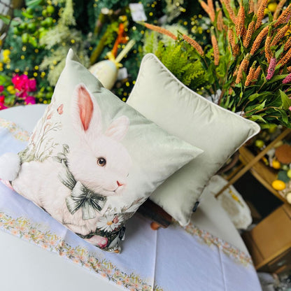 Capa Páscoa Com Pompom - 43x43cm (399158)