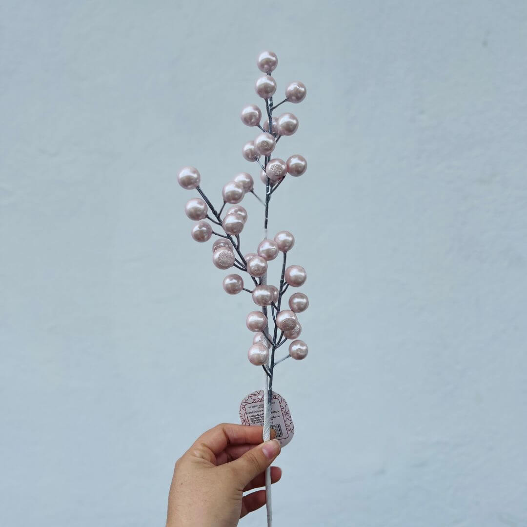 Haste Berry Perolado Rosa – 45cm
