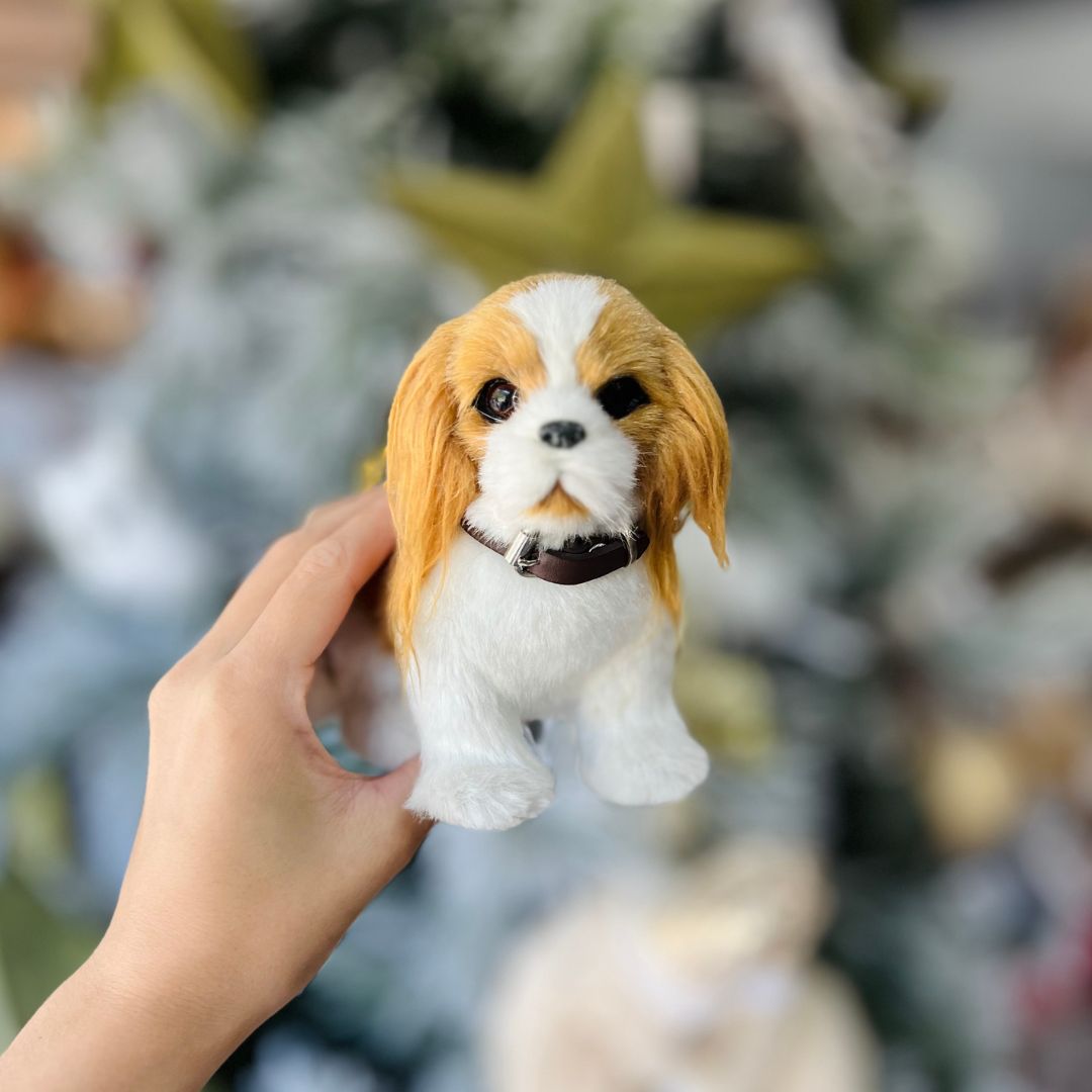 Enfeite para Pendurar Cachorro Shitzu Sentado