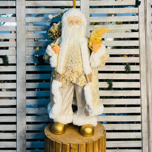 Papai Noel Natal Em Pe - 80cm