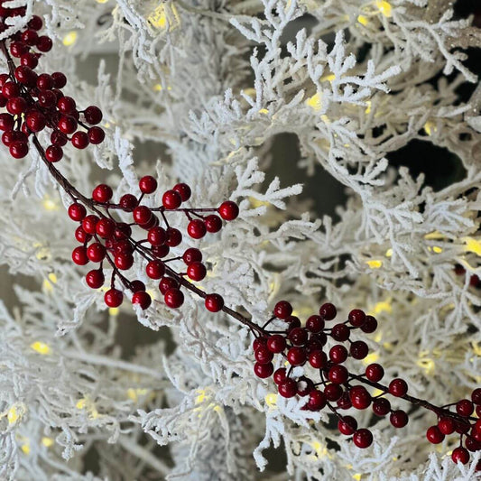 Galhos Decorativos Longos com Poá – 143cm