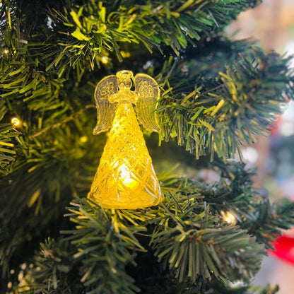 Enfeite Natal Anjo com LED – 10cm