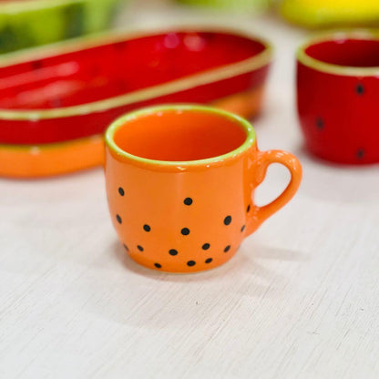 Xícara Mamão Tutti-frutti - 7x8x10 - 180ml
