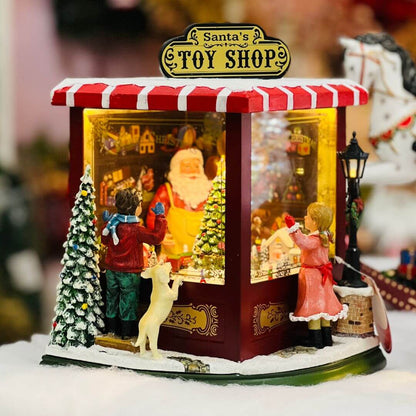 Cenário Loja Toys com LED, Movimento e Música – 13 x 17cm