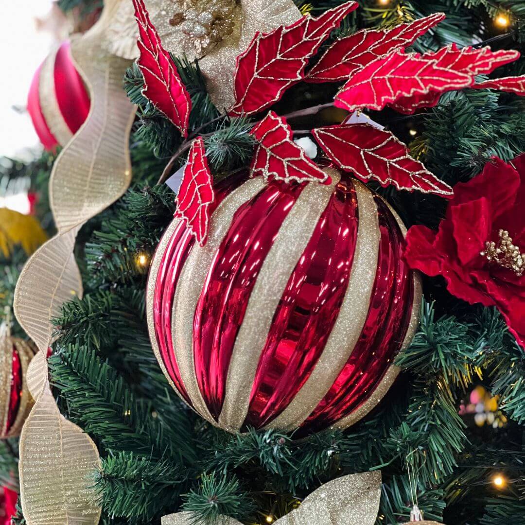 Bola Decorada Natal - 24cm