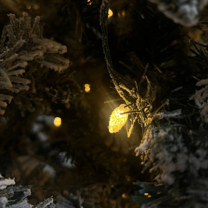 Arvore Natalina - Alaska Iluminada - 240cm - 1369 Galhos - 530 Leds - Nevada - Bivolt