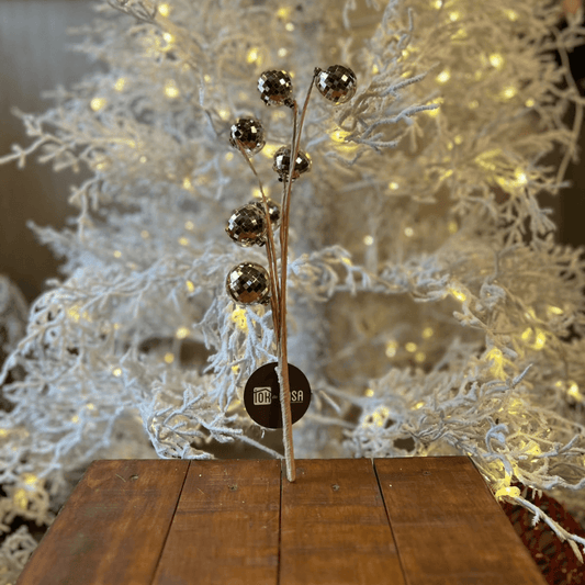 Berry Metalizado Champagne – 35 cm