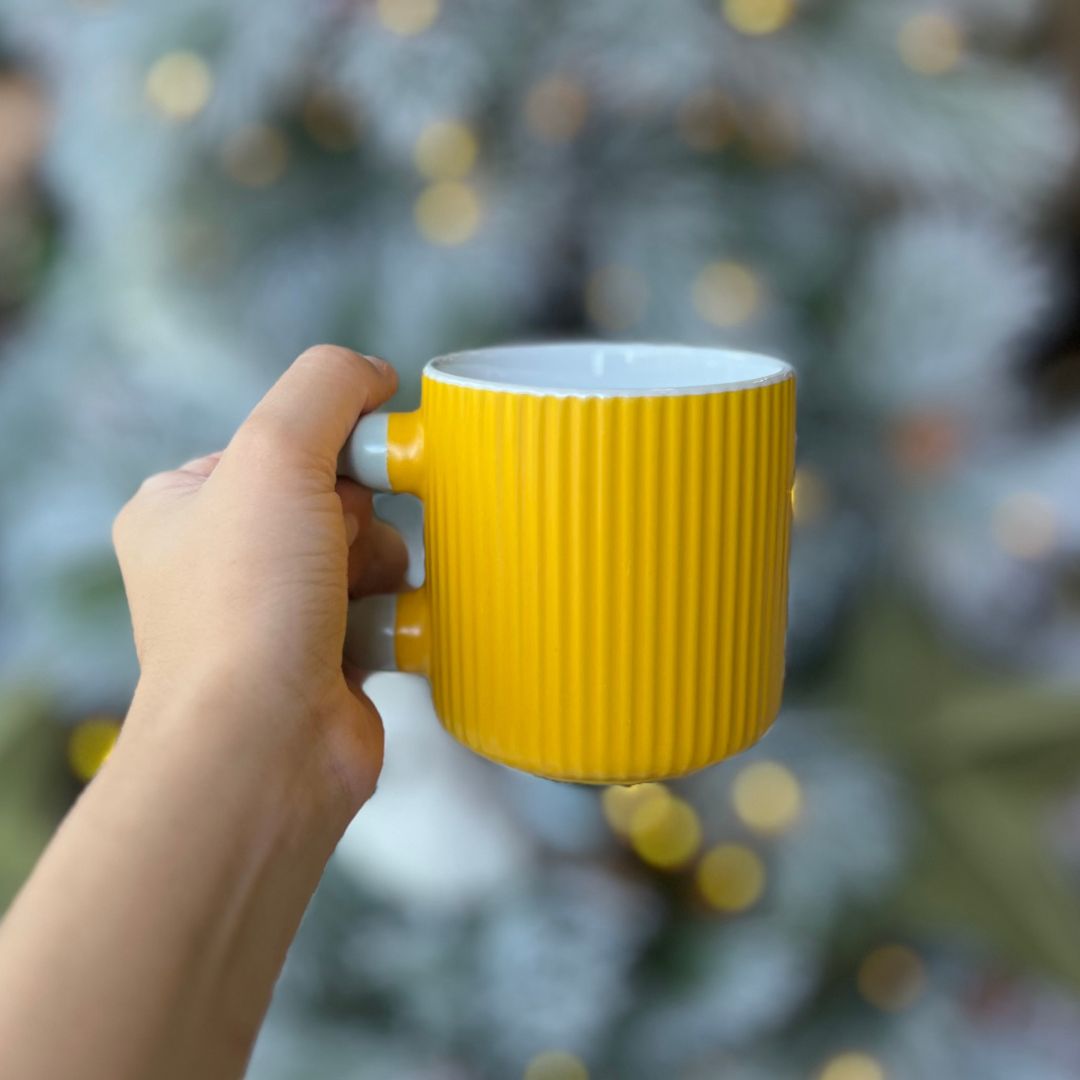 Caneca Bubble Amarela - 360ml