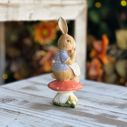 Coelho no Cogumelo - 17cm