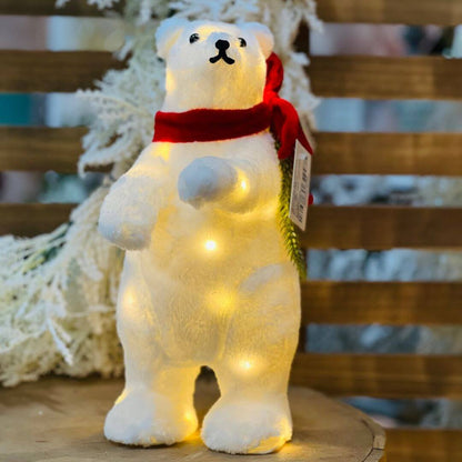 Urso Decorativo - LED Branco Quente | 30cm