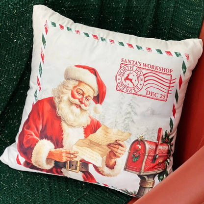 Capa de Almofada Natal Noel Carta – 40x40cm