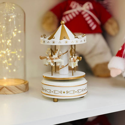 Carrossel Musical Dourado - 17cm
