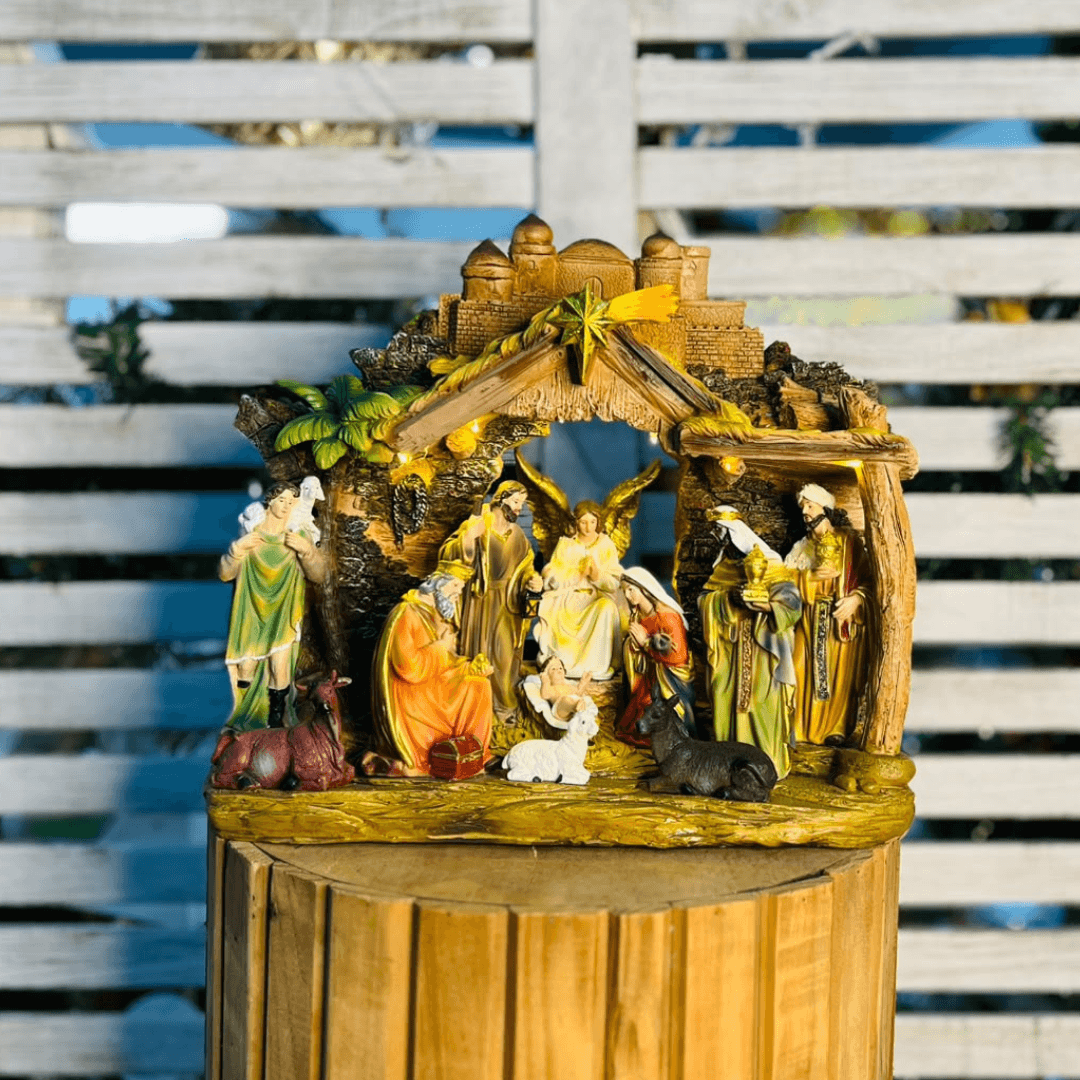 Presepio C/luz e Som -35cm