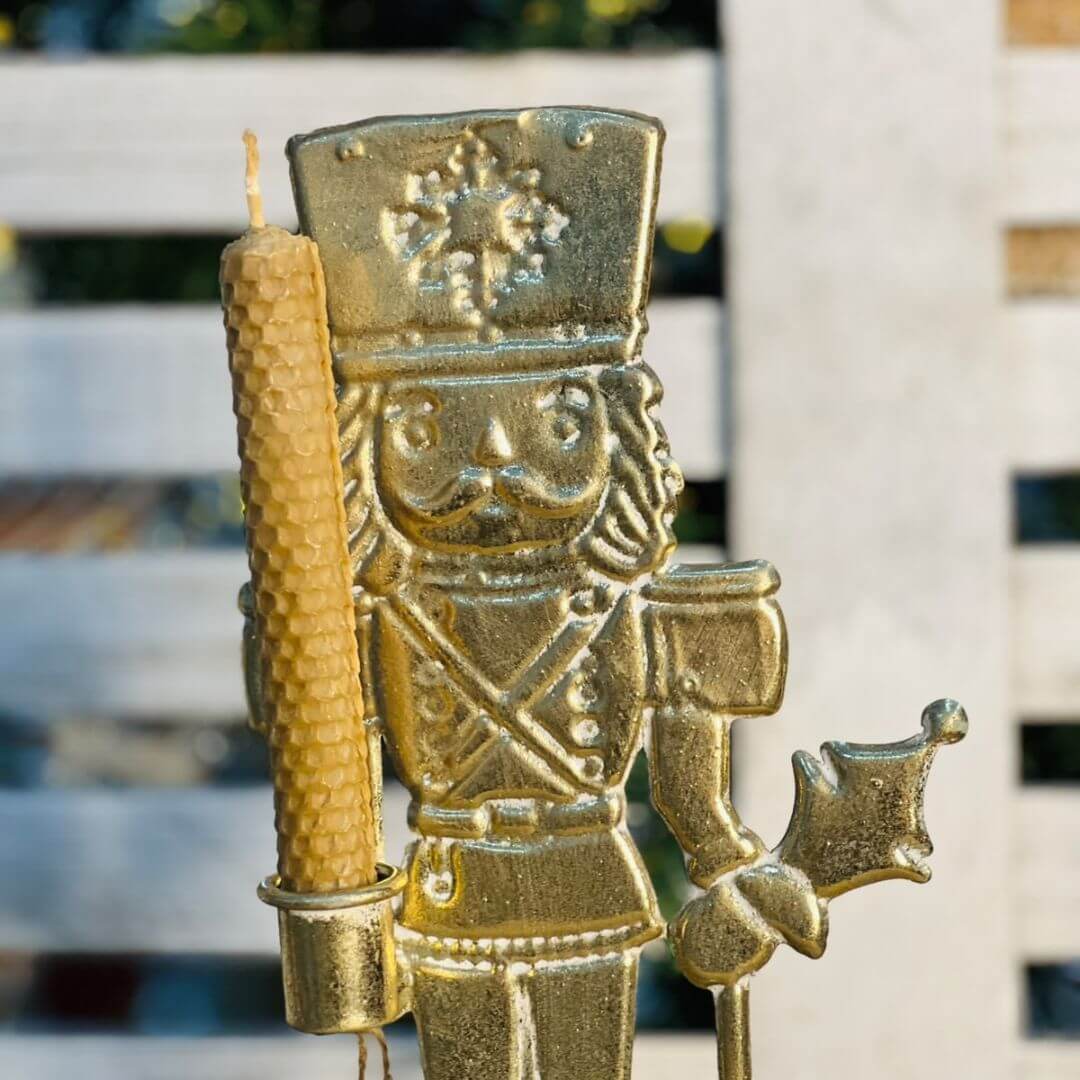 Porta Velas Soldado de Chumbo – 30cm