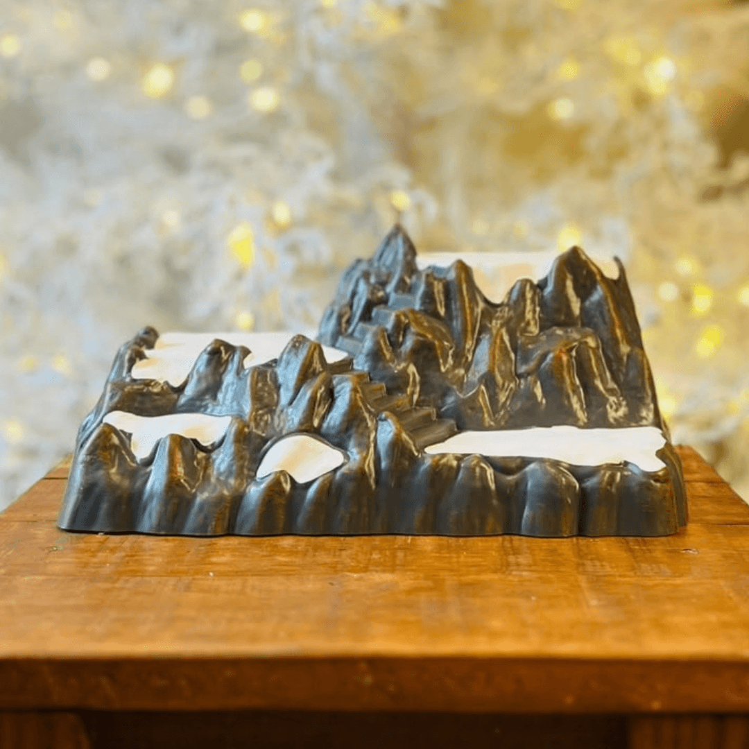 Cenário Natalino Nevado - 15 x 32cm