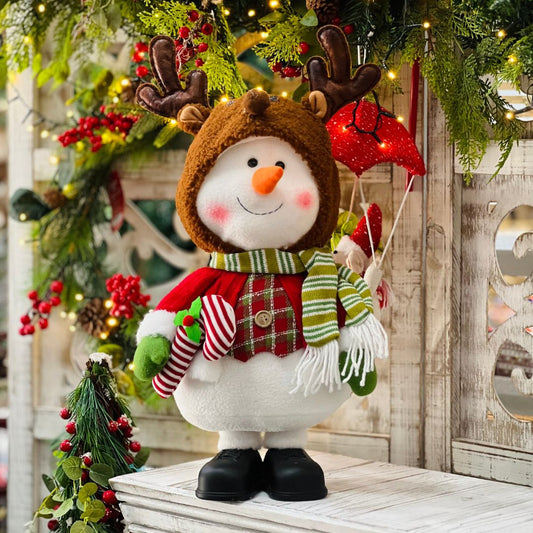 Boneco de Neve Natal Fantasiado - 46cm