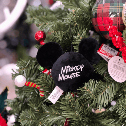 Enfeite para Pendurar Mickey Assinatura Preto 10cm