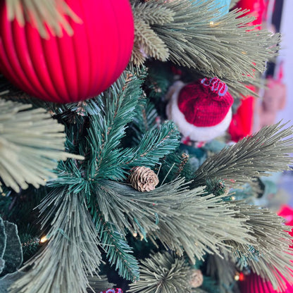 Arvore Natalina Eletrica - Colorado - 210 Cm - 1147 Galhos