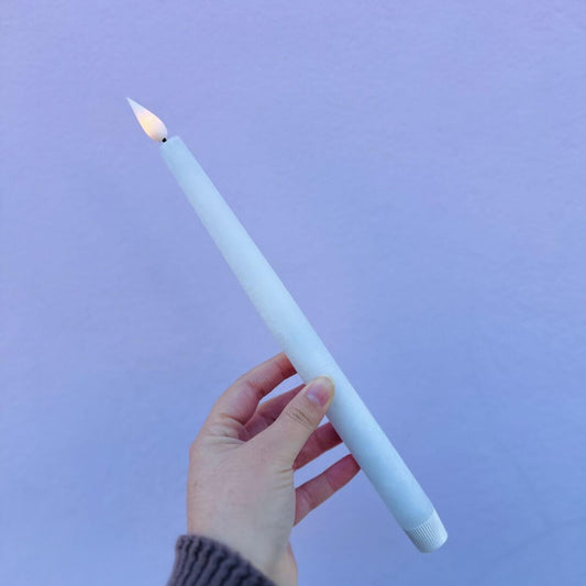 Jogo de Velas Decorativas com LED – 29cm (2 Peças)