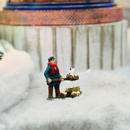 Cenário Natal Fazendeiro 7x6,5x4cm