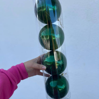 Jogo Com 4 Bolas Perolada - 10cm