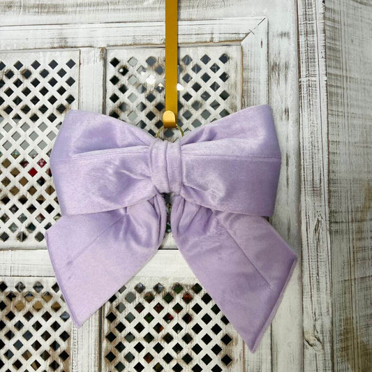 Laço Decorativo em Tecido Médio Lilás Charlotte
