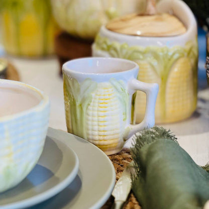 Caneca Milho Decorado Pintado a Mão