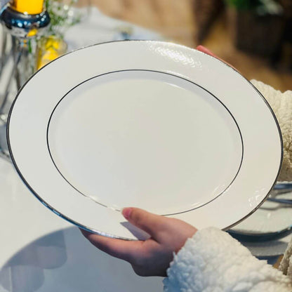 Boleira Relevo Prata - 33cm
