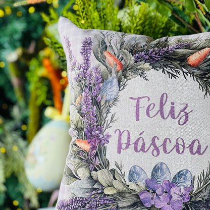 Capa Feliz Páscoa - 43x43cm (399176)