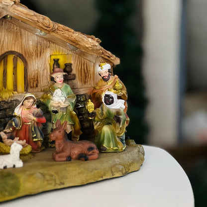 Presepio Musical Com Led - 35cm