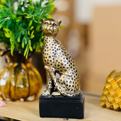 Escultura Em Resina Pantera - 19cm