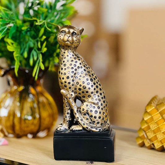 Escultura Em Resina Pantera - 19cm
