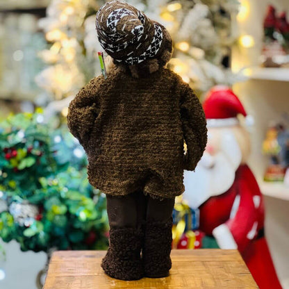Papai Noel Ermitão Tricot - 45cm