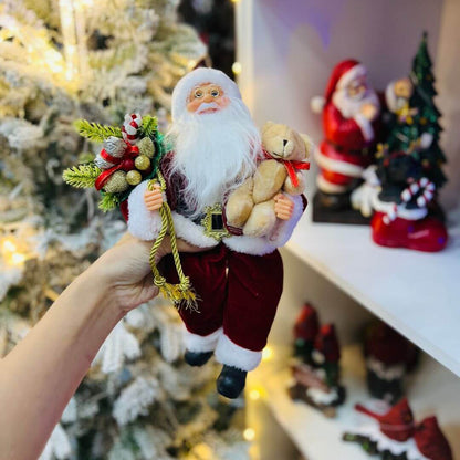 Papai Noel Repetidor Com Movimento 30cm