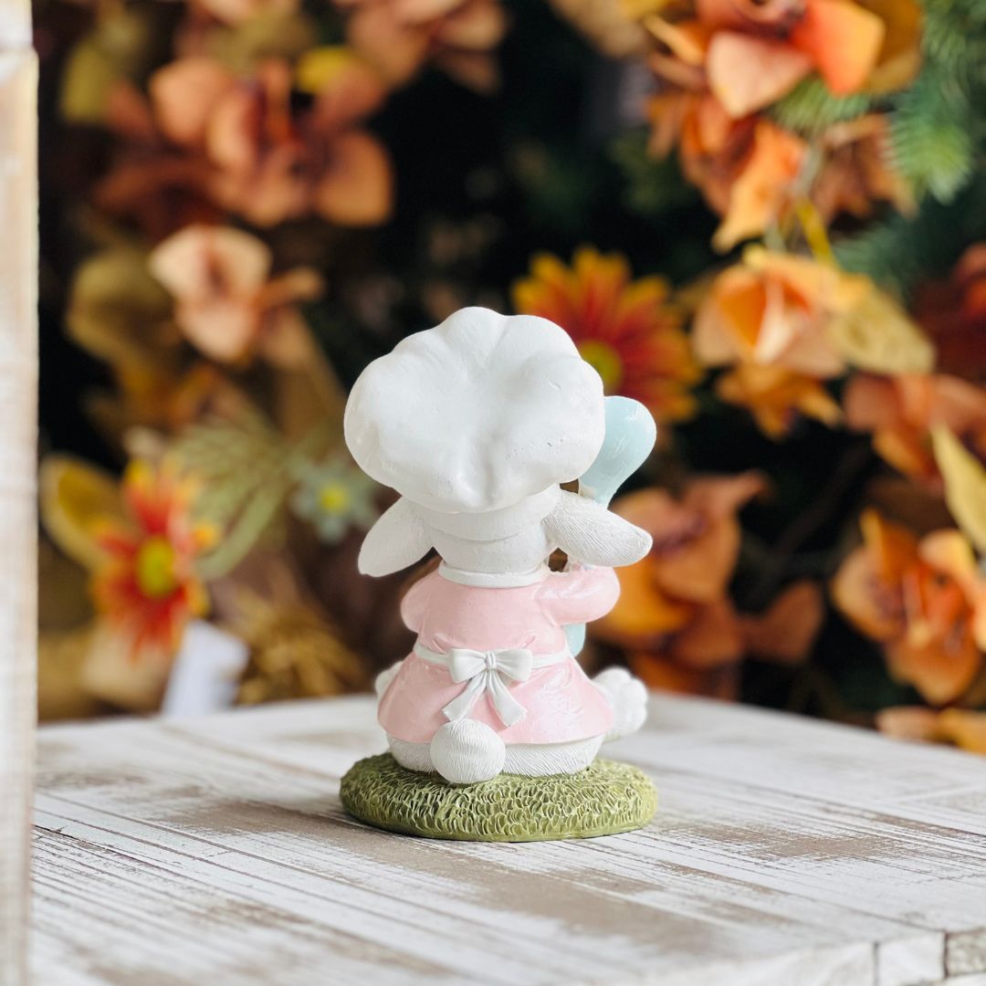 Coelho Confeitero colher resina - 16cm