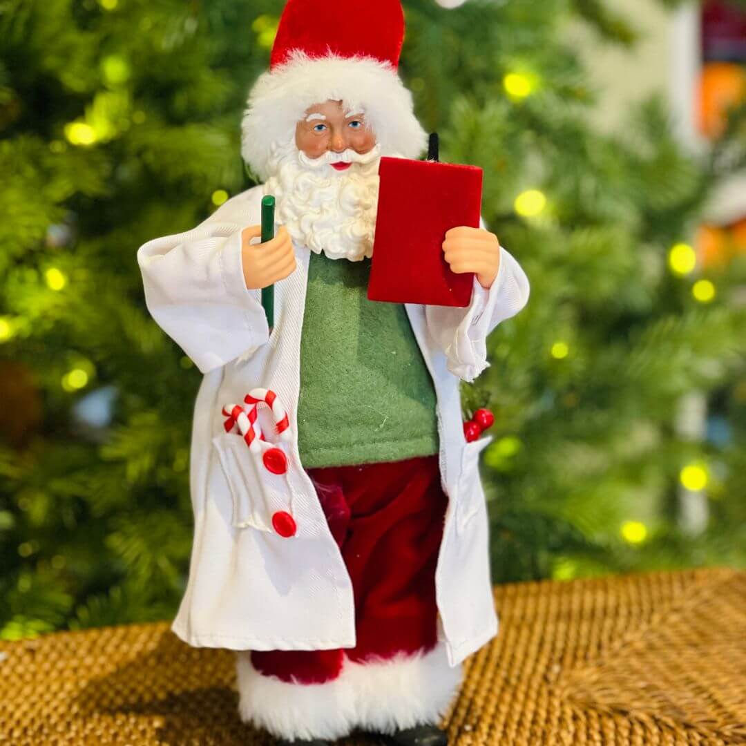 Papai Noel Médico/Professor – 28cm