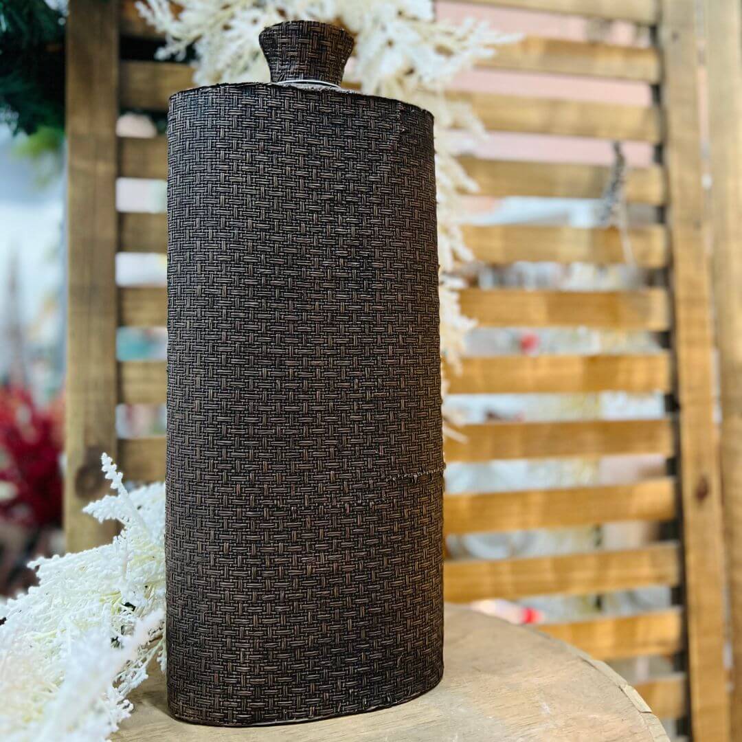 Vaso de Resina Marrom – 45cm