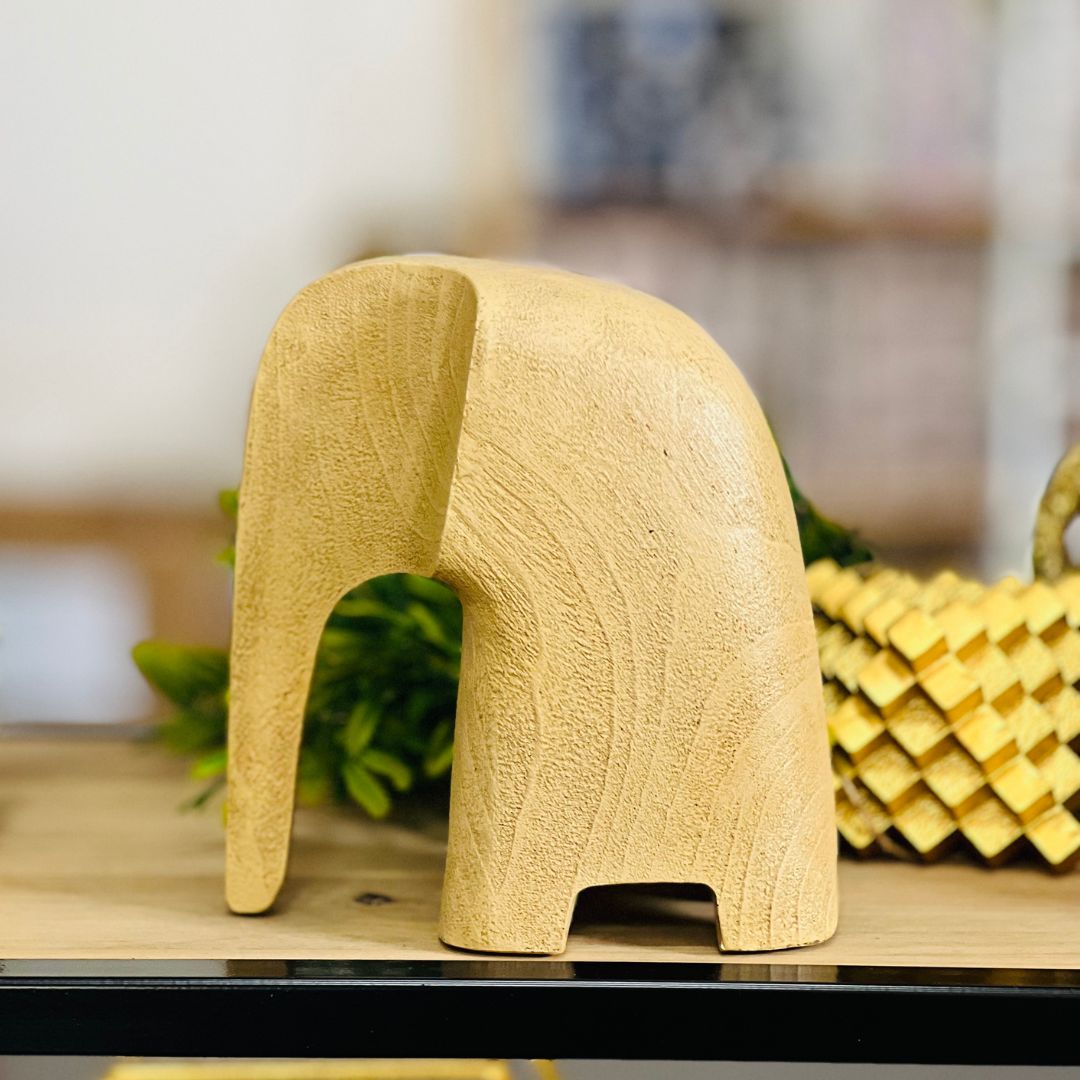 Escultura Elefante Em Poliresina - 17cm