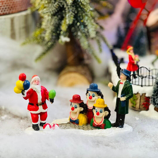 Cenário Natal Jogo de Circo 7x12x6cm