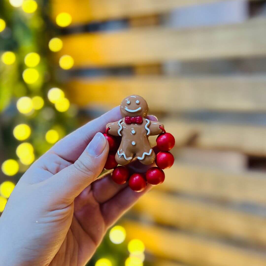 Argola para Guardanapo Boneco de Natal Kit c/4