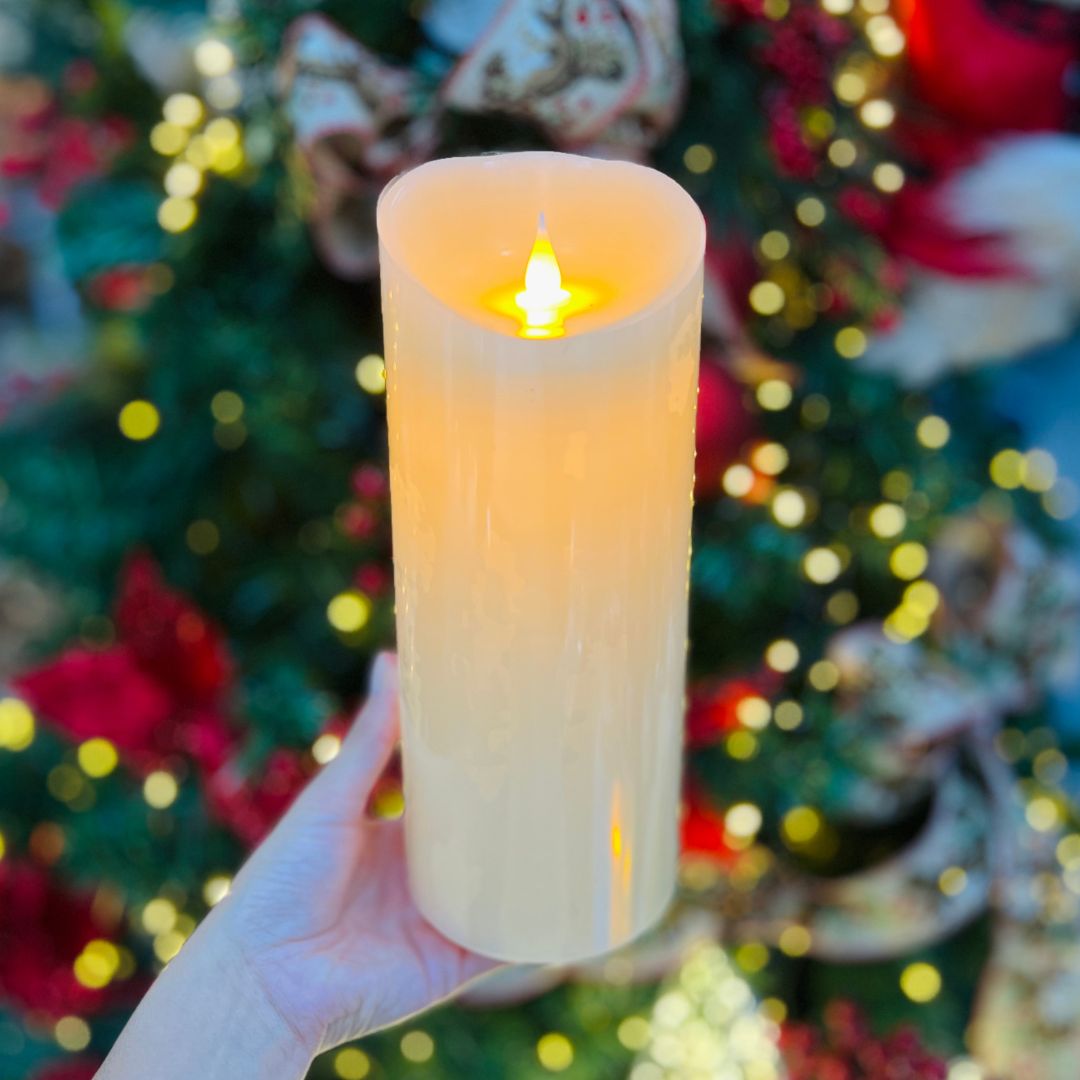 Vela Flame Grande - 10x25cm 