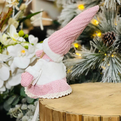 Boneca Rosa e Branco 52cm
