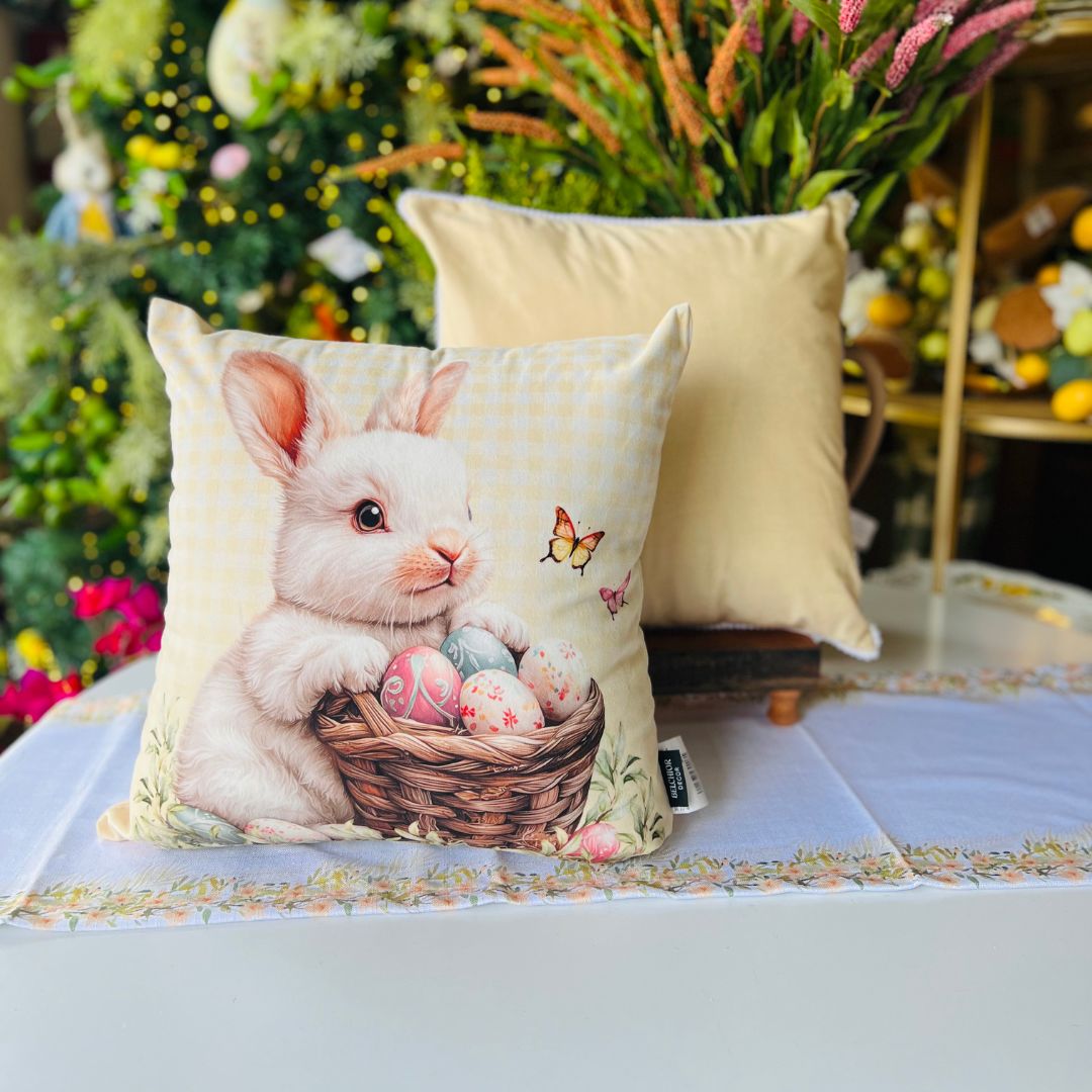 Capa Páscoa Com Mini Grelot - 43x43cm (399169)
