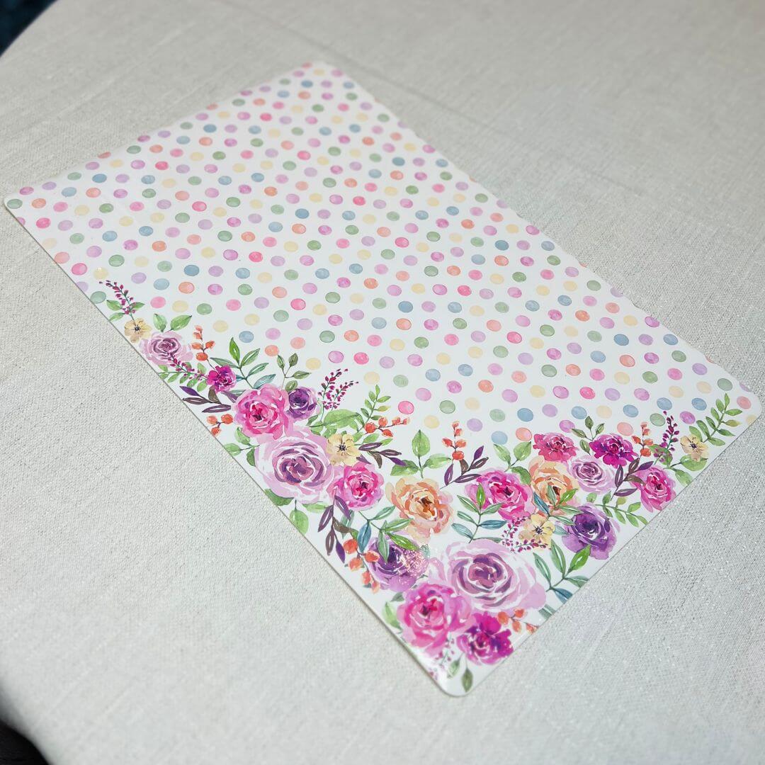 Jogo Americano Print Avulso Rosas – 28,5 x 44cm