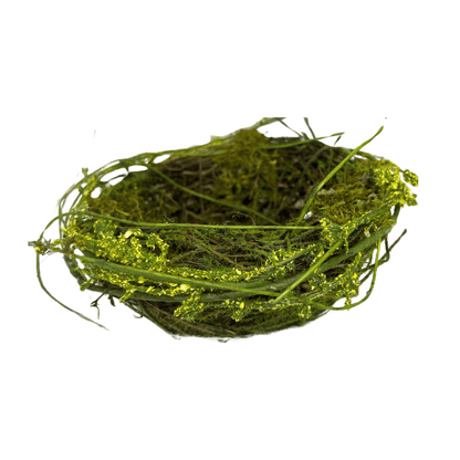 Ninho Decorativo Verde 15cm
