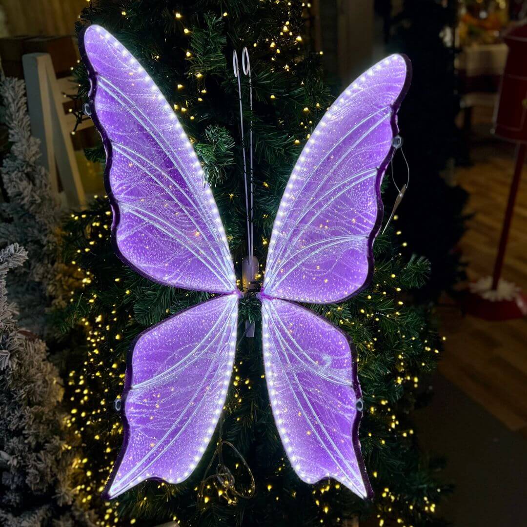 Borboleta Iluminada Bivolt | 60cm